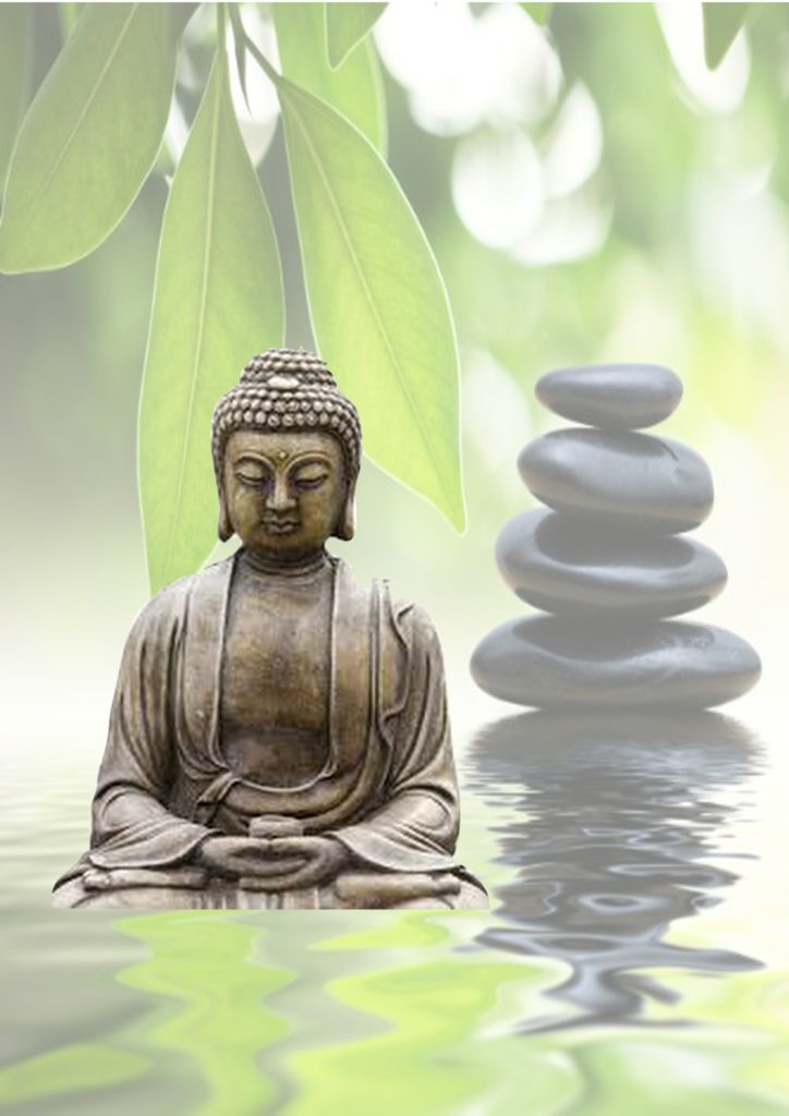 Buddha statue in the treatment rooms at Dragon Massage, Anna Bay